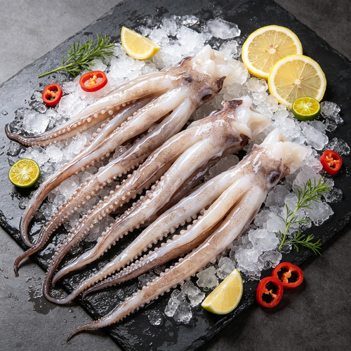 Frozen Squid Tentacles Seafood